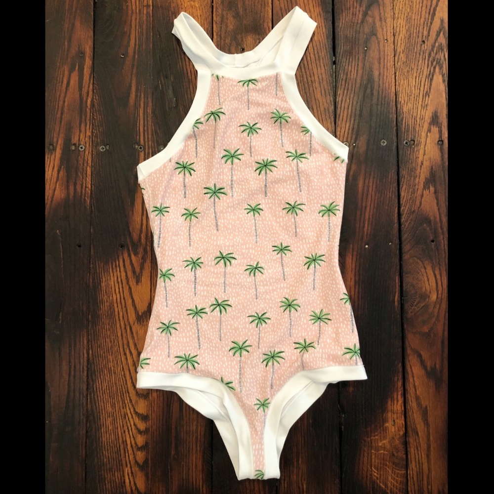 Lolli Swim One Piece Tropical pastel swimsuit